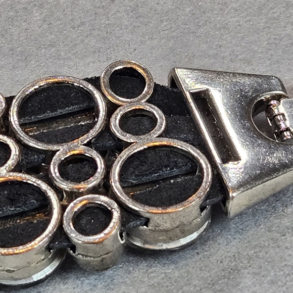 Plunder Rhinestone Statement Bracelet Multi-Row Crystal Cuff Glam Sparkle - Picture 6 of 11